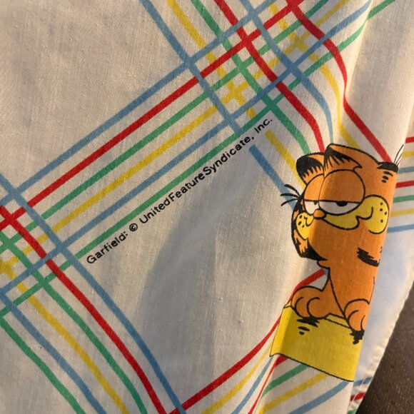 Vtg 1978 Garfield twin bed sheets - Picture 3 of 3